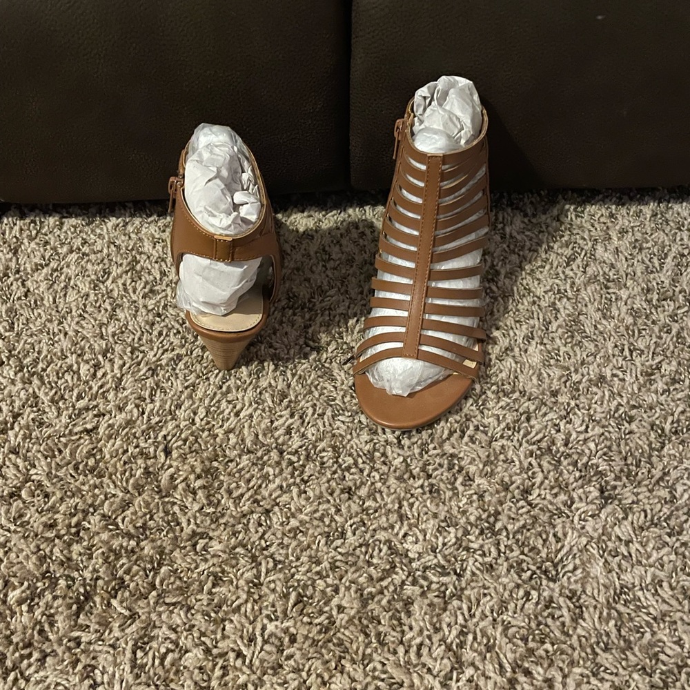 Brown Wedge Sandal